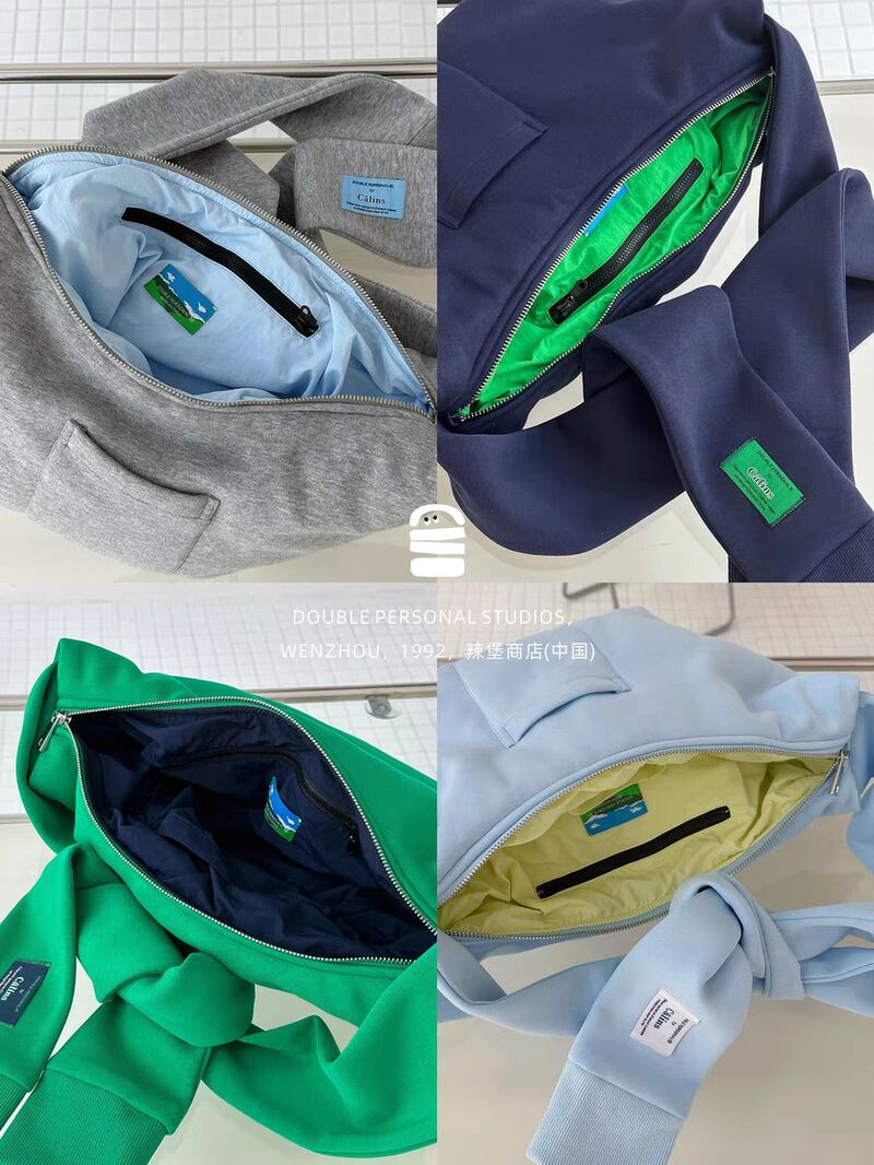 Сумка через плечо Hug Bag в форме пельменя, нейлон, унисекс