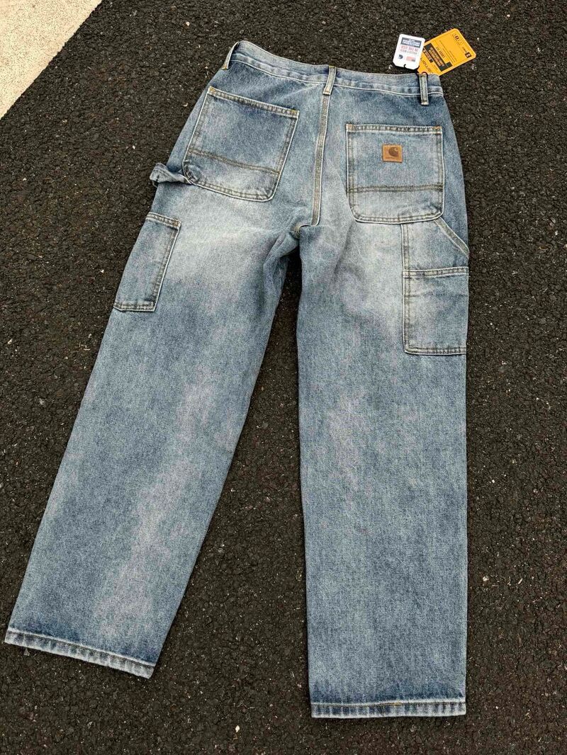 Джинсы Carhartt B01 в стиле workwear, потёртые, свободные, унисекс, 28 вариантов