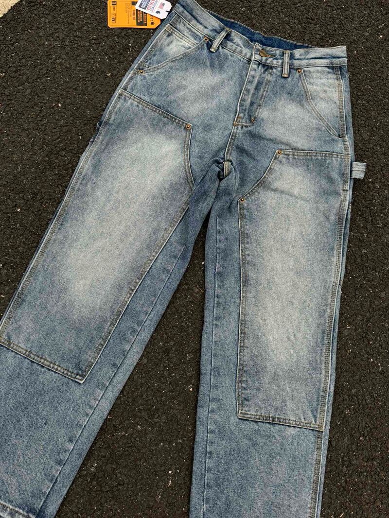 Джинсы Carhartt B01 в стиле workwear, потёртые, свободные, унисекс, 28 вариантов