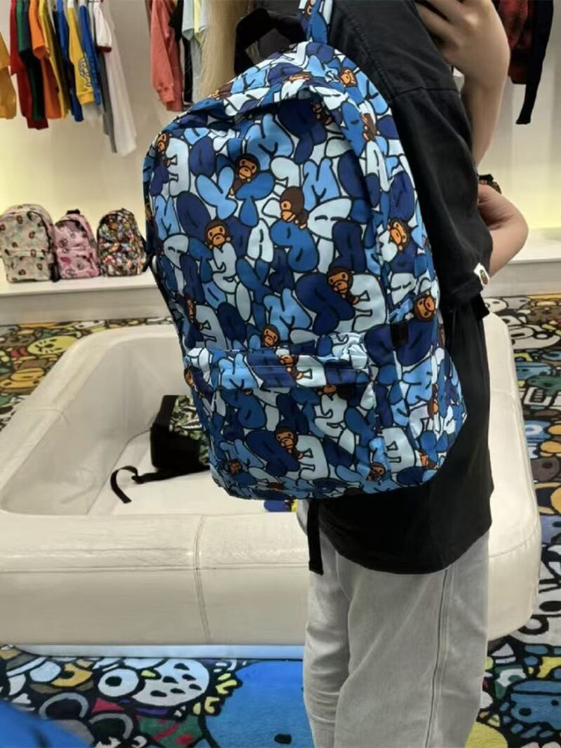 Детский рюкзак BEAD BABY с обезьянкой, большой, нейлон, 20–35 л, для ноутбука 15"