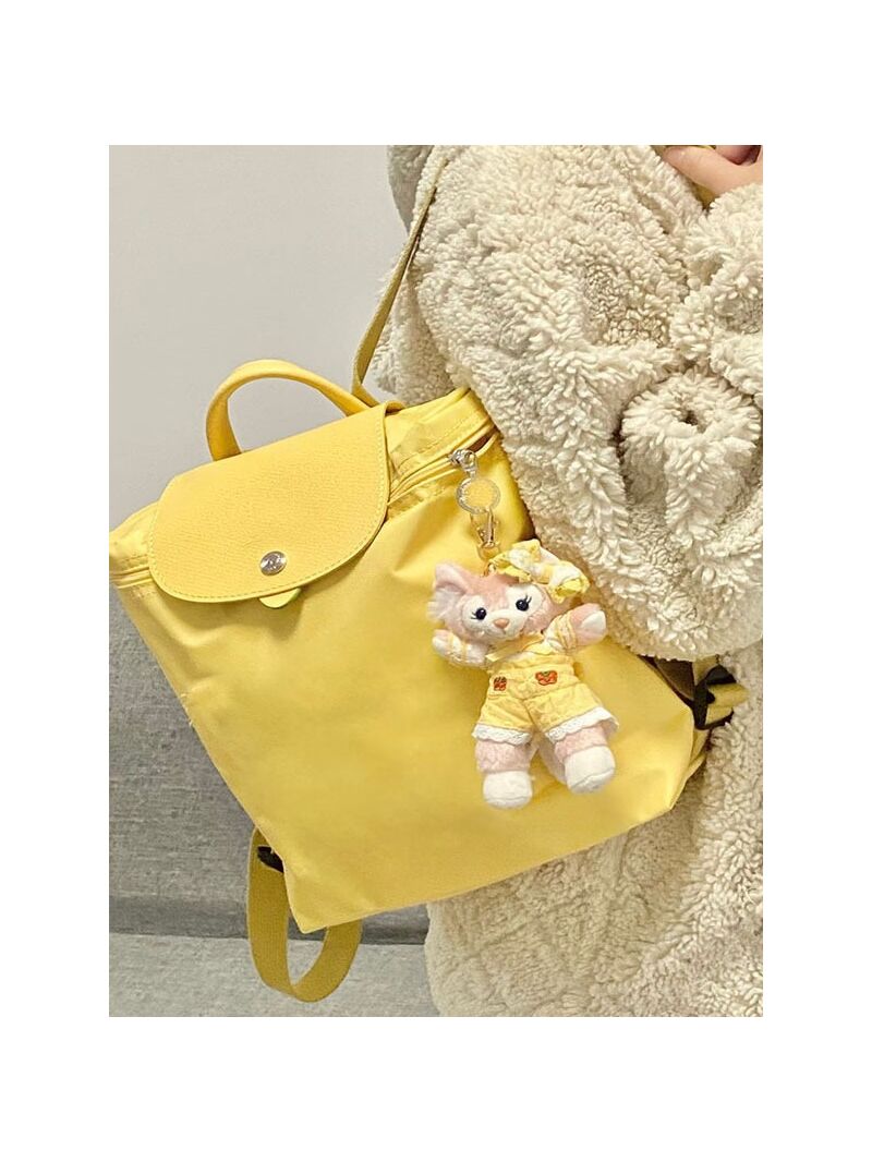 Рюкзак Longchamp классический нейлоновый, складной, водонепроницаемый, лёгкий, 28×10×26 см