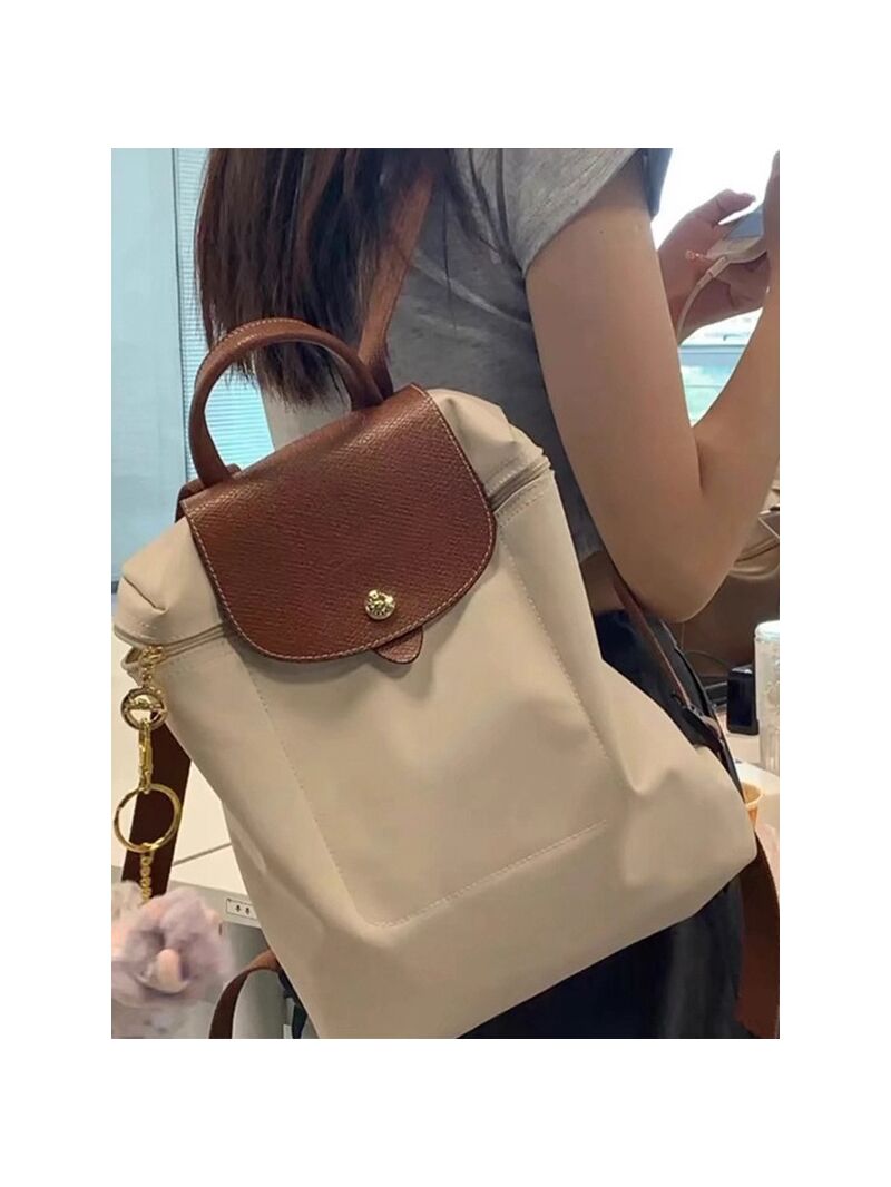Рюкзак Longchamp классический нейлоновый, складной, водонепроницаемый, лёгкий, 28×10×26 см