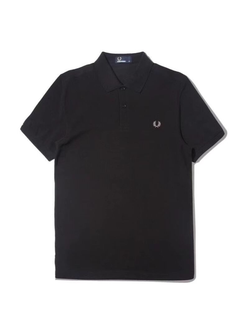 Поло мужское Fred Perry, хлопковый пике, вышивка-колос, короткий рукав, не требует глажки