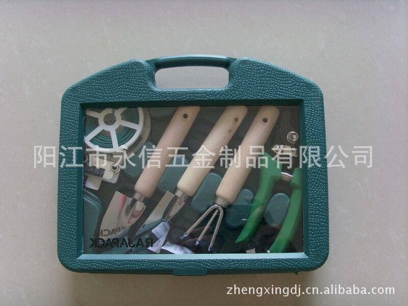 Набор садовых инструментов Yongxin, 5 предметов, зелёный, для балкона и бонсай