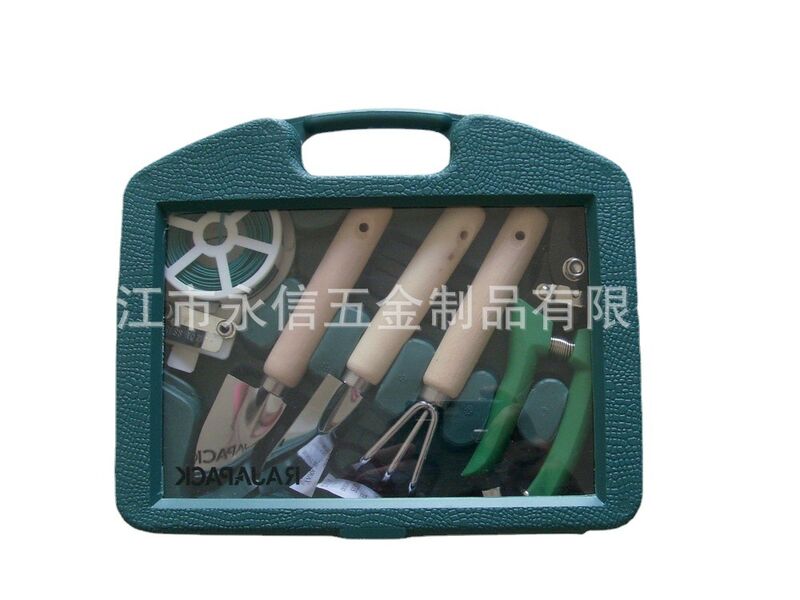 Набор садовых инструментов Yongxin, 5 предметов, зелёный, для балкона и бонсай