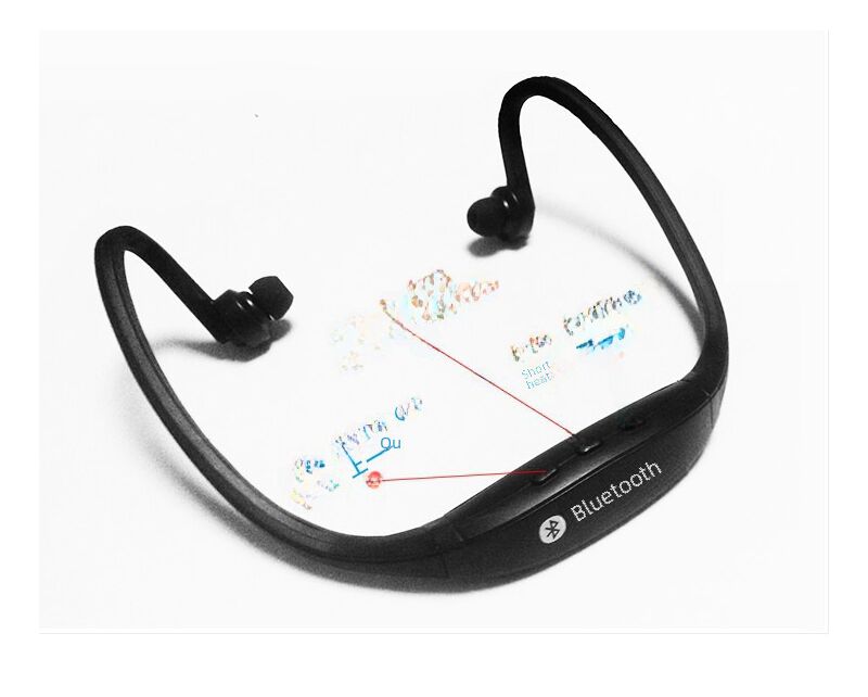 Беспроводные Bluetooth-наушники S9 накладные, со слотом для карты памяти, для спорта