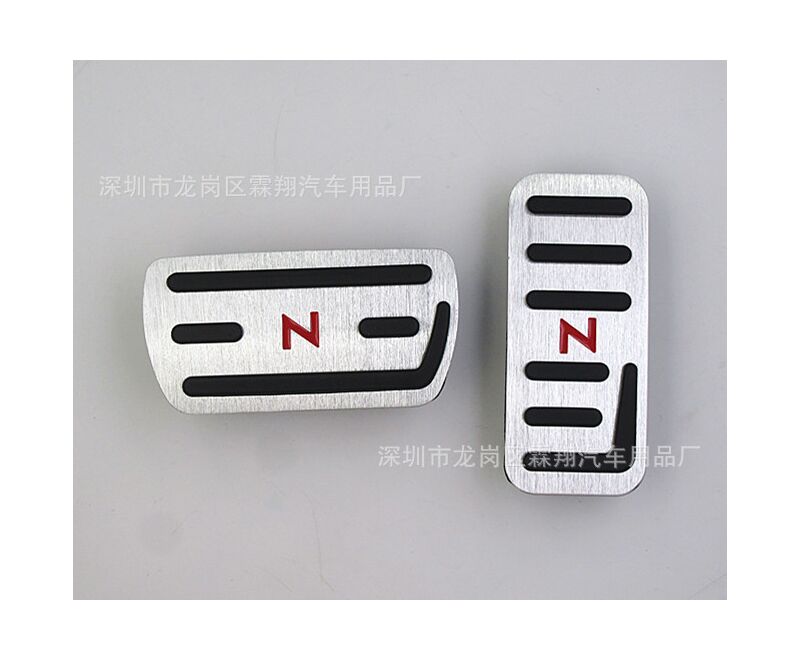 Алюминиевые накладки на педали газа и тормоза для Honda N-BOX, N-VAN, N-WGN, N-ONE