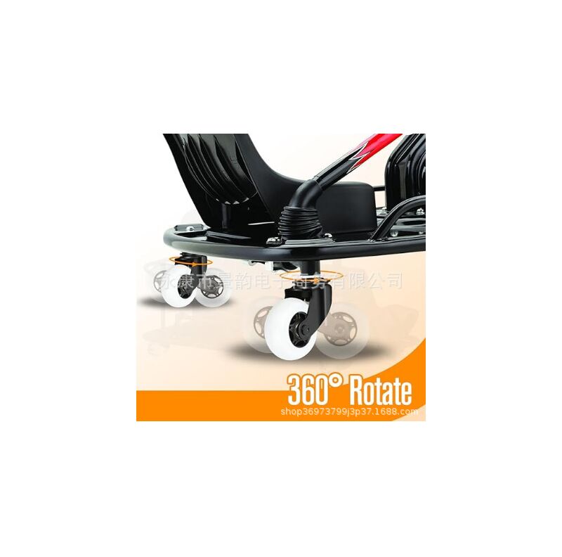 Нейлоновые поворотные колёса для электрокарта Razor Crazy Kart, передние и задние