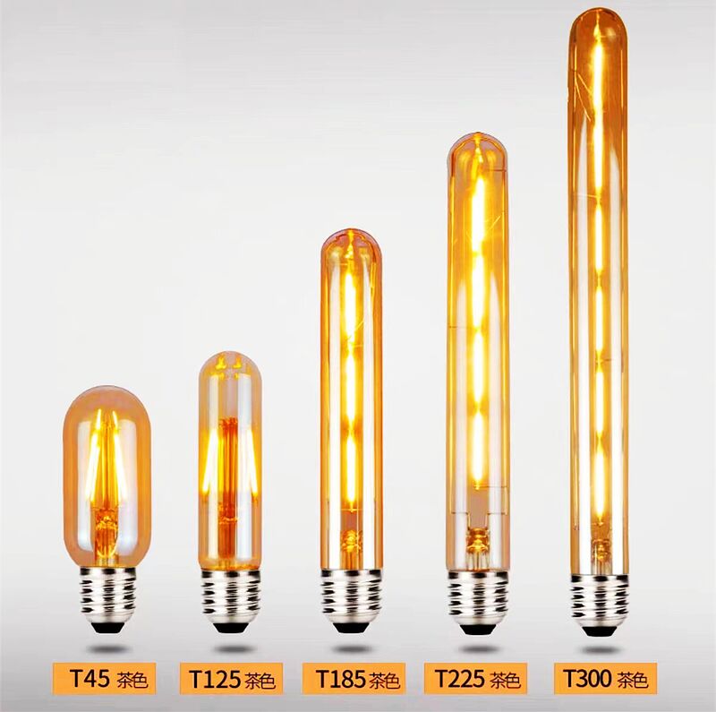 Филаментная LED-лампа Эдисона Yingshiliang, длинная трубка T125–T600, E27, 2–12 Вт, 2200–6000K