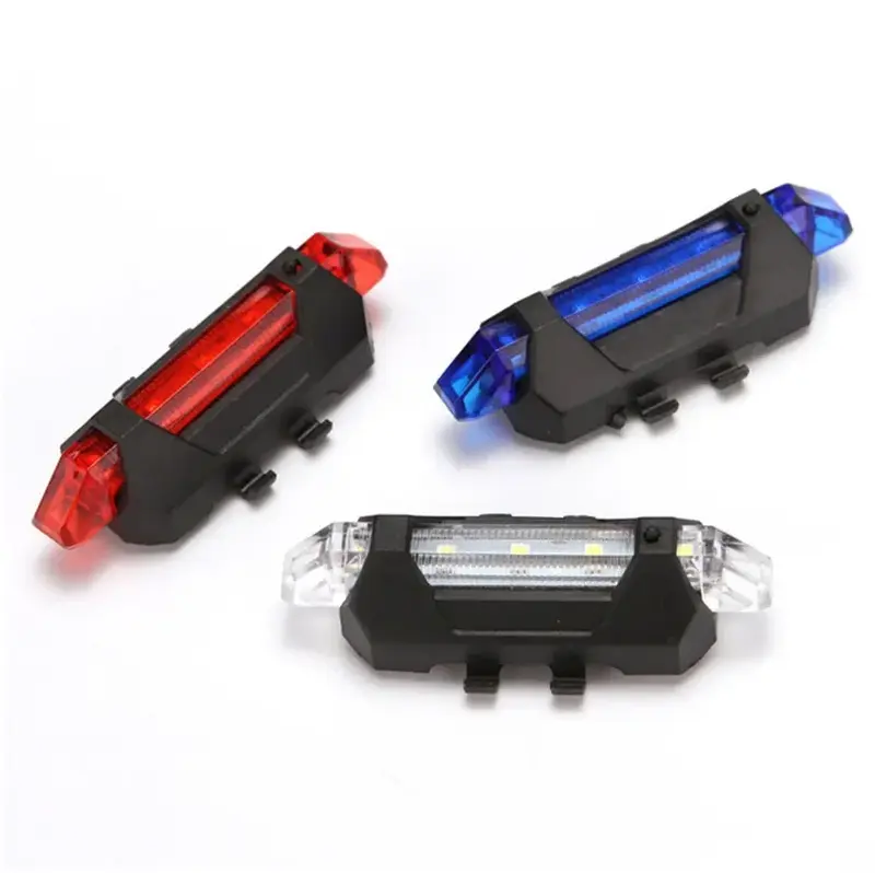 Задний фонарь для велосипеда GX, USB-зарядка, LED, режим мигания