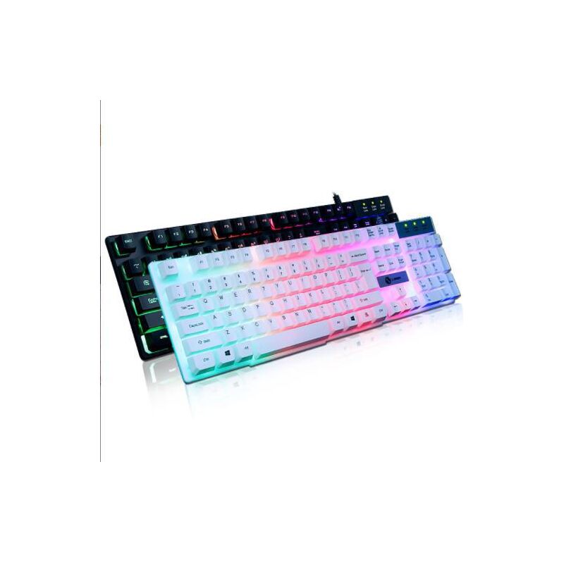 Игровой комплект клавиатура и мышь LIMEIDE GTX300 с подсветкой, плавающие клавиши, механический отклик