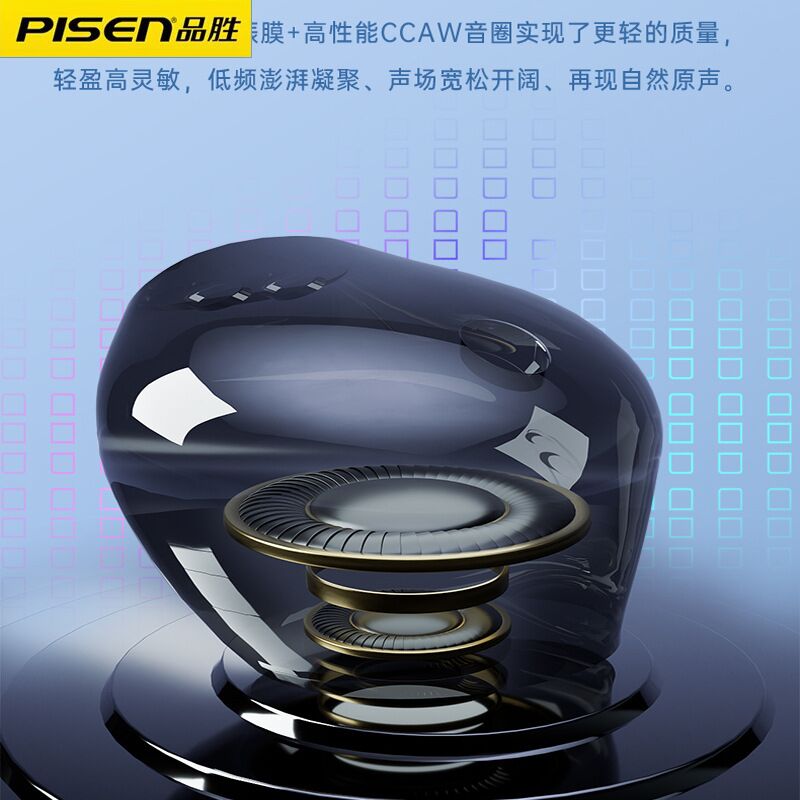Проводные наушники-вкладыши Pisen с цифровым разъёмом Type-C, для Huawei/Xiaomi/Apple/Android