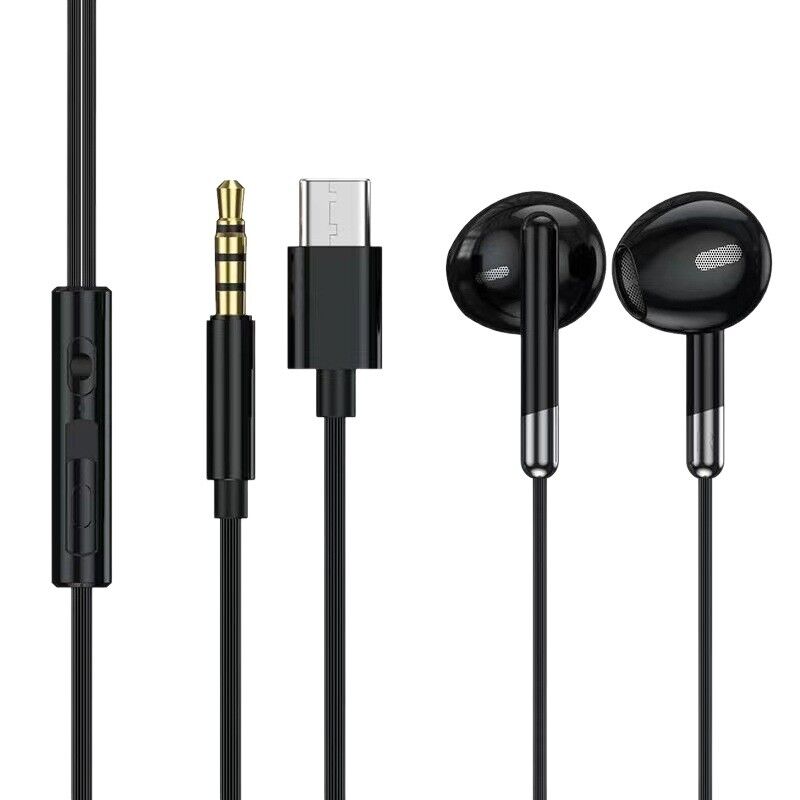 Наушники-вкладыши topees, проводные, Type-C цифровой звук / 3.5 мм, для Apple, OPPO, Huawei, vivo