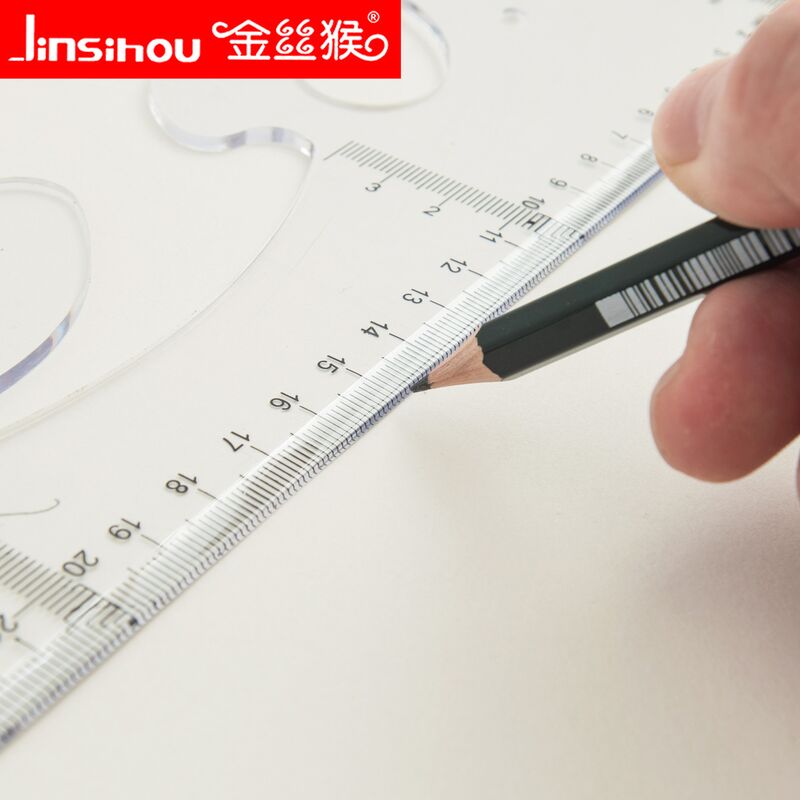 Набор угольников Golden Monkey 45° и 60°, длина 15–45 см, для черчения