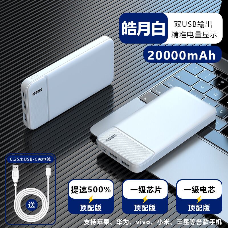 Внешний аккумулятор Xidian A02, 20000 мА·ч, два USB-выхода, 10 Вт, литий-полимерный