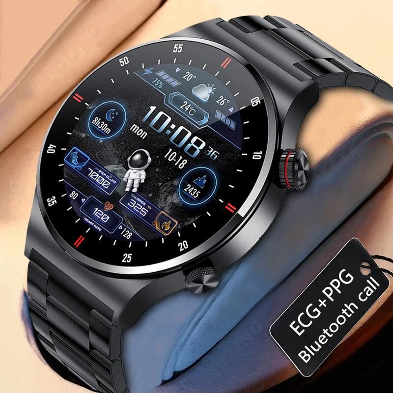 Смарт-часы ChiBear QW33, звонки по Bluetooth, пульс, давление, SpO2, шагомер, управление музыкой