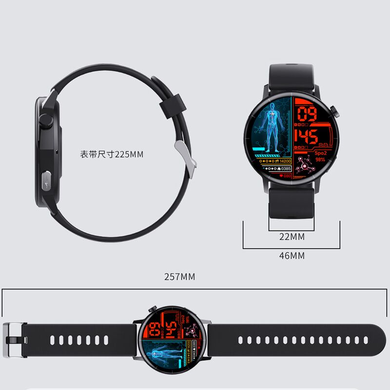 Смарт-часы Jumeidai F67 Pro с ЭКГ, SpO2, давлением, звонками по Bluetooth, экран 1,55 дюйма