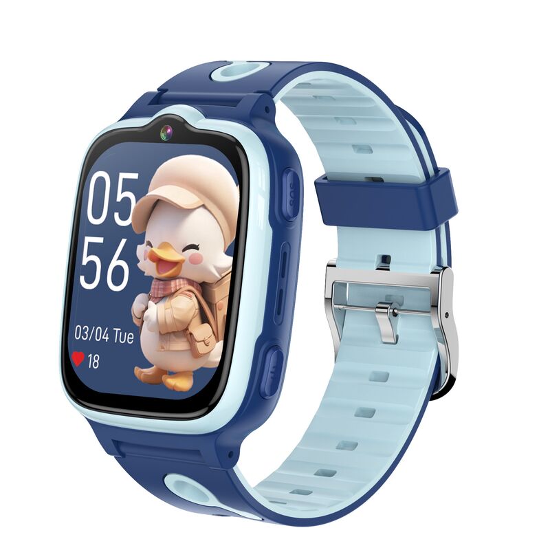 Детские смарт-часы-телефон W19 4G с GPS, видеозвонками, играми и защитой от потери