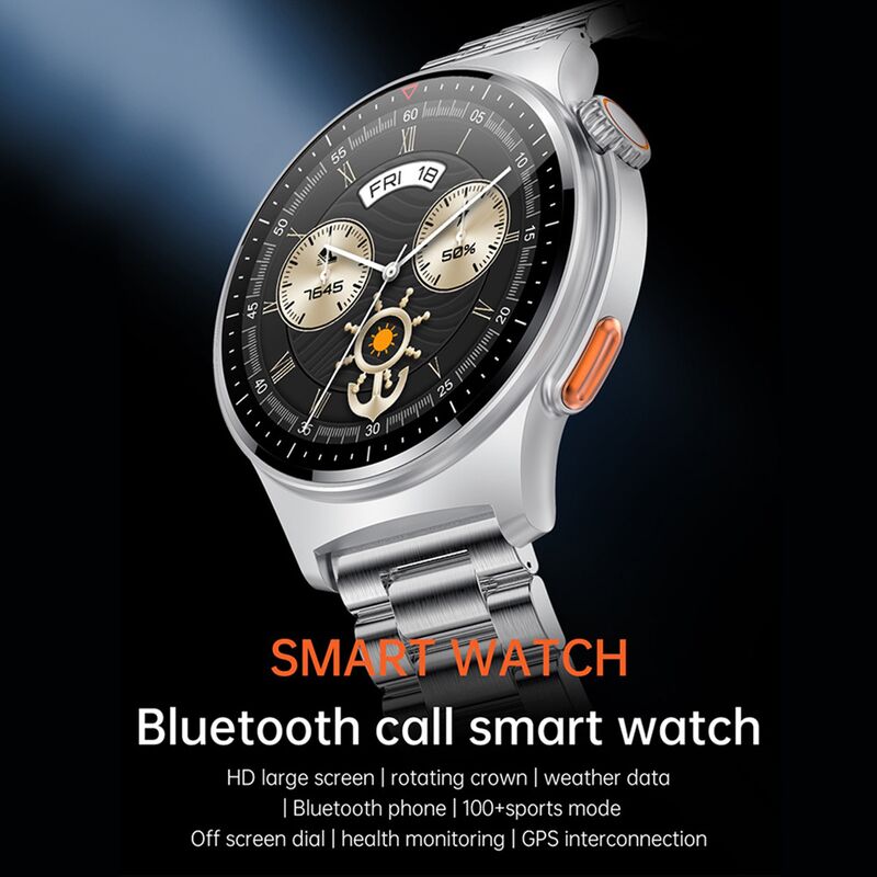 Смарт-часы QW49 с ЭКГ+PPG, экраном 1,39″, звонками по Bluetooth и вращающейся кнопкой