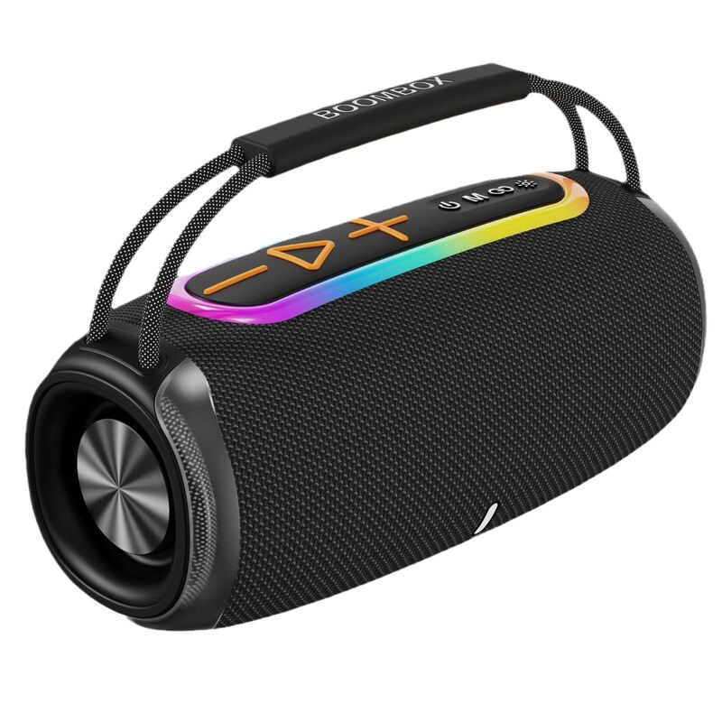 Портативная Bluetooth-колонка BOOMBOX680, 30 Вт, 2 динамика, IPX6, RGB-подсветка, TWS