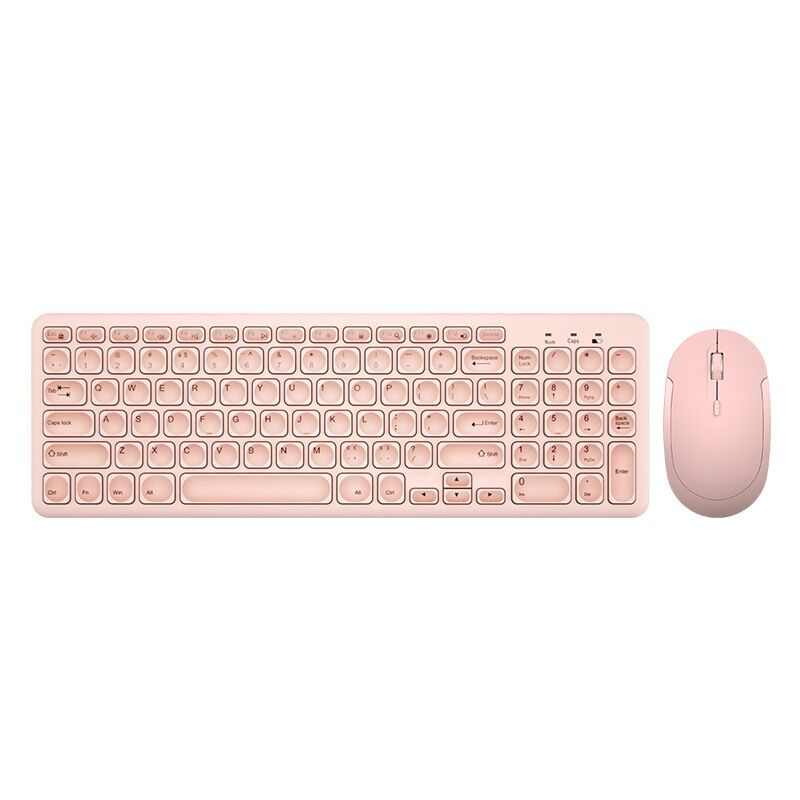 Беспроводной комплект клавиатура и мышь BOW HW256, USB, бесшумные клавиши, для ноутбука и ПК