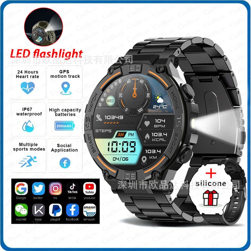 Смарт-часы HW50 со звонками по Bluetooth, экран 1,52″, LED-подсветка, аккумулятор 290 мА·ч, водозащита