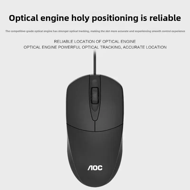 Проводной комплект клавиатура и мышь AOC KM160, USB, защита от брызг, для дома и офиса