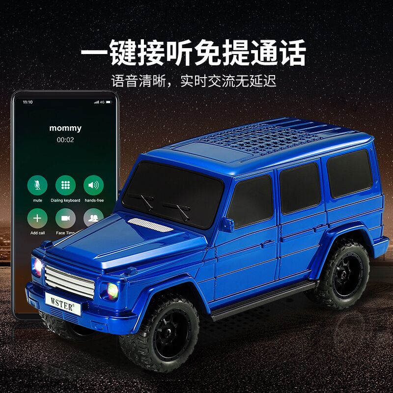 Bluetooth-колонка WSTER WS-591 в форме Mercedes-Benz G63, FM-радио, TWS, слот USB/TF, 8 Вт