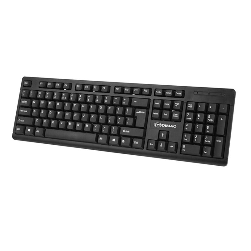 Проводной комплект клавиатура и мышь Dimao X70, USB, защита от брызг, для офиса и дома