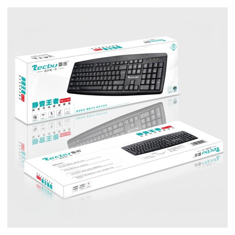 Проводной комплект клавиатура и мышь Leibu 330, USB, влагозащита, для дома, офиса и игр