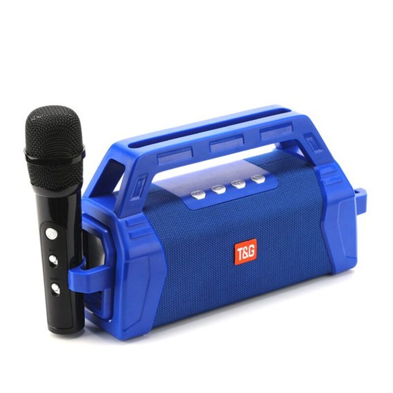 Портативная Bluetooth-колонка T&G TG538 с микрофоном для караоке, FM-радио, USB и microSD, 10 Вт