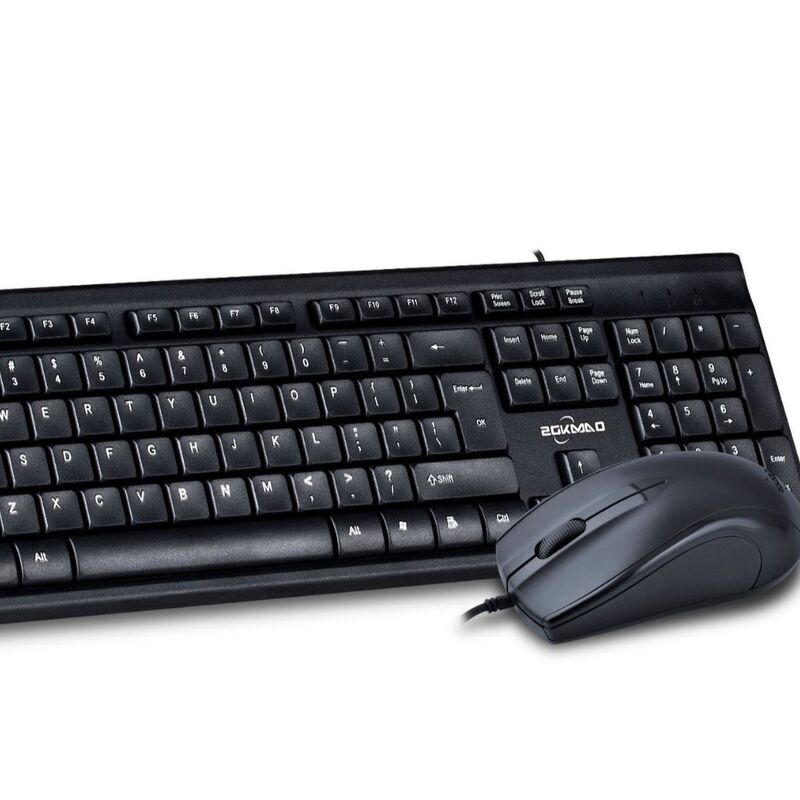 Проводной комплект клавиатура и мышь Ziguang Kemao H612, USB, для ПК и ноутбука