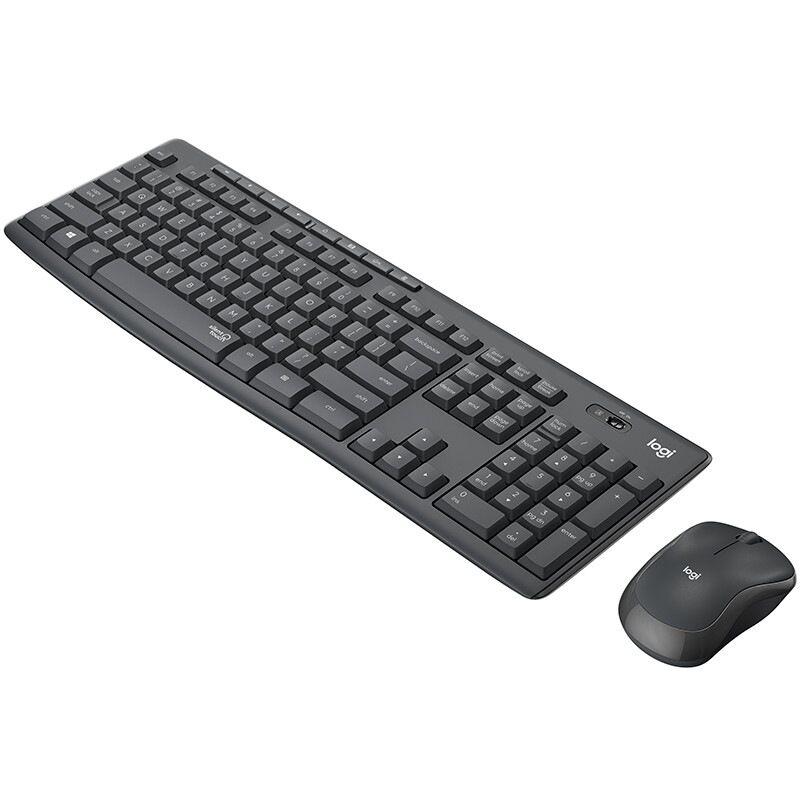 Беспроводной тихий комплект клавиатура и мышь Logitech MK295, вскрытая упаковка, не использовался
