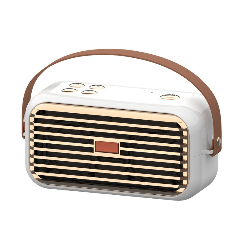 Ретро Bluetooth-колонка X7 с 2 динамиками, слотом для карт и ручкой, 16 Вт, IPX2