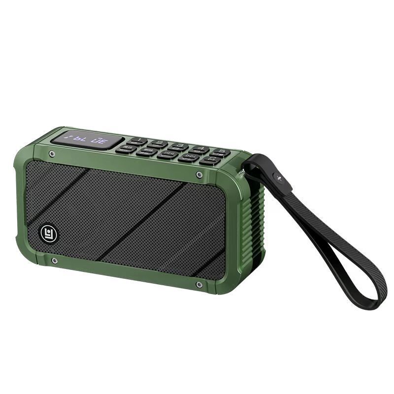 Портативная Bluetooth-колонка Layun D82 с 2 динамиками и слотом для карт памяти, 2 съёмных аккумулятора, 10 Вт
