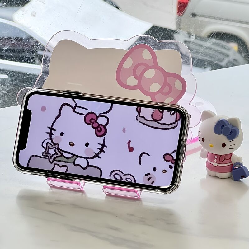 Подставка для телефона Hello Kitty, настольная, акрил, регулируемая, декор для офиса