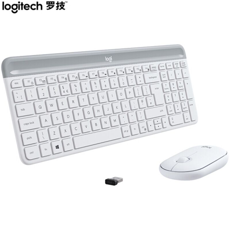 Беспроводной комплект клавиатура и мышь Logitech MK470, тонкий, тихие клавиши, USB-приёмник, для офиса
