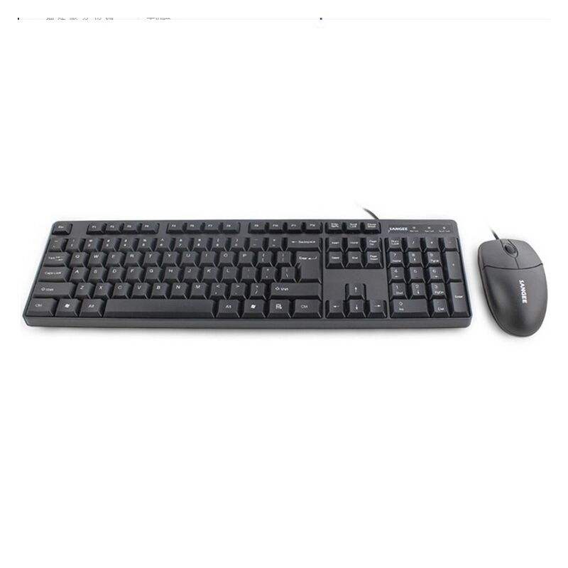 Проводной комплект клавиатура и мышь Sangee G2 для игр и офиса, влагозащита, USB, 2000 dpi