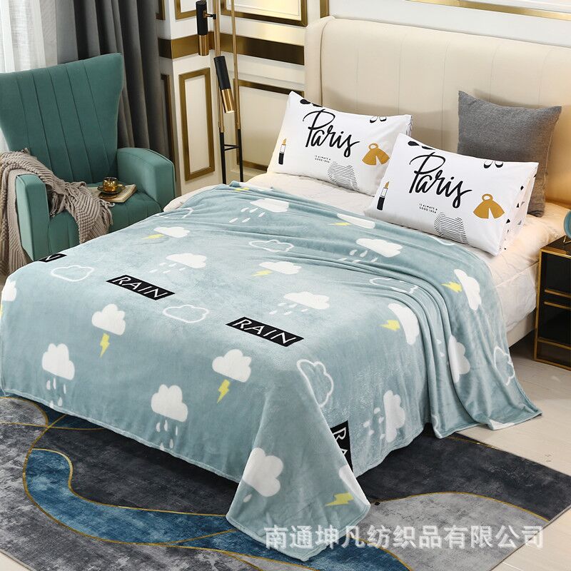 Плед из кораллового флиса Canshili в подарочной коробке, фланель, 70×100–200×230 см