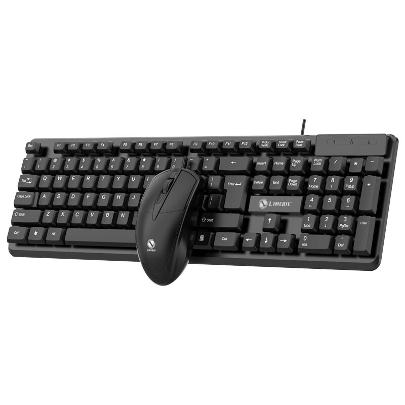 Проводной комплект клавиатура и мышь LIMEIDE T15, USB, для настольного ПК, ноутбука и офиса