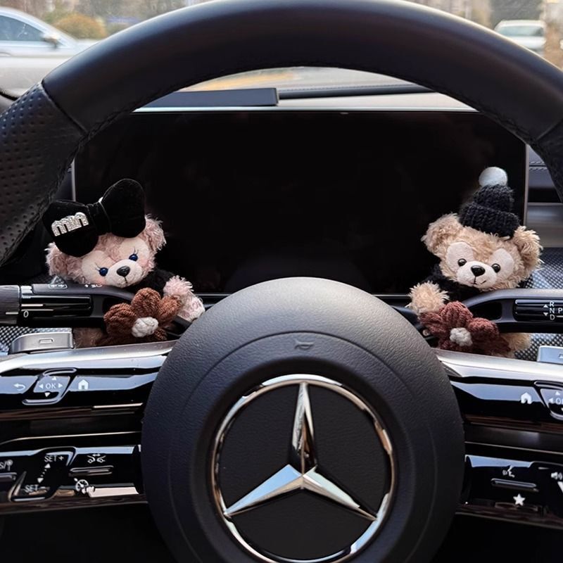 Украшение в салон автомобиля куклы ShellieMay и Duffy: на подрулевой рычаг, подвеска, накладка на ремень
