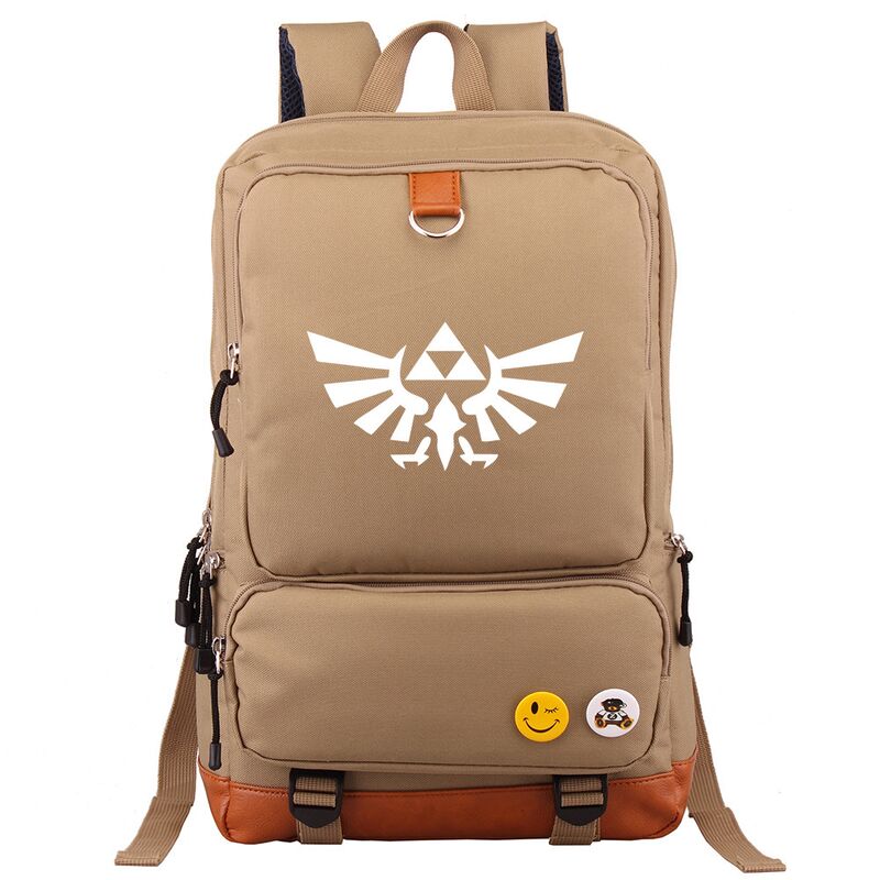 Рюкзак The Legend of Zelda с принтом, оксфорд, 36–55 л, для ноутбука 16″, для учёбы
