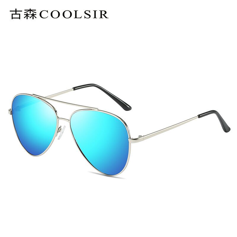 Поляризационные солнцезащитные очки-авиаторы Coolsir 6049, металлическая оправа, UV400
