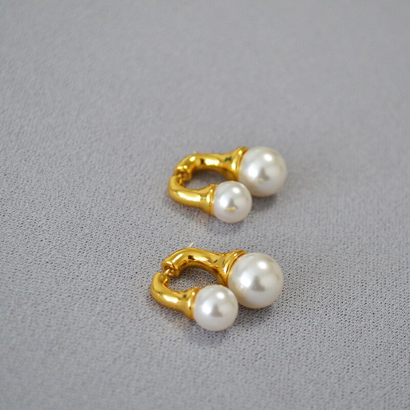 Серьги-гвоздики Miya Sophia Jewelry со съёмными бусинами: жемчуг, чёрный оникс, тигровый глаз, игла серебро 925