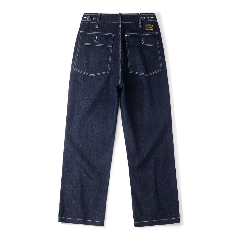 Джинсы OKONKWO Baker Pants 107, мужские рабочие брюки прямого кроя, 100% хлопок, молния YKK