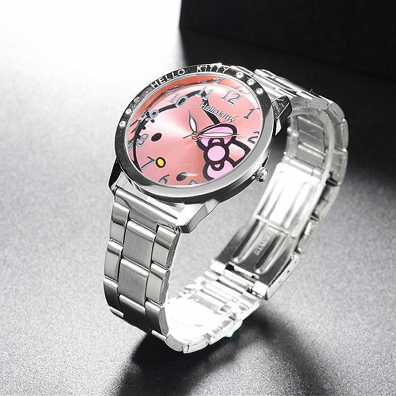 Часы для школьников Maomao с Hello Kitty, стрелочные кварцевые, водозащита 10 м, 38 мм