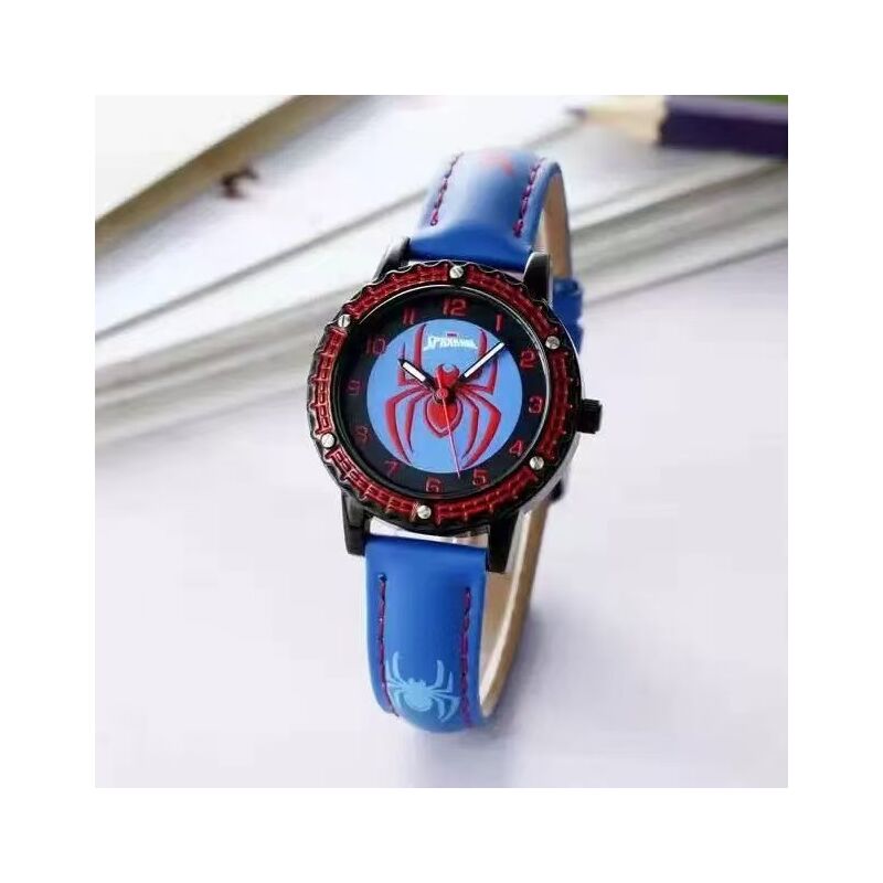 Детские часы Tongsheng MV-81067 с Человеком-пауком Marvel, кварцевые, люминесцентные стрелки, 32 мм