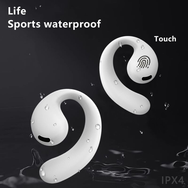Беспроводные TWS-наушники H8 JS371, Bluetooth 5.3, открытого типа, заушные, с кейсом