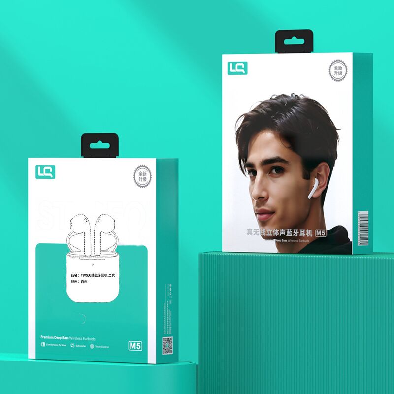 TWS-наушники Longqi, Bluetooth 5.0, вкладыши, шумоподавление, до 8 часов работы