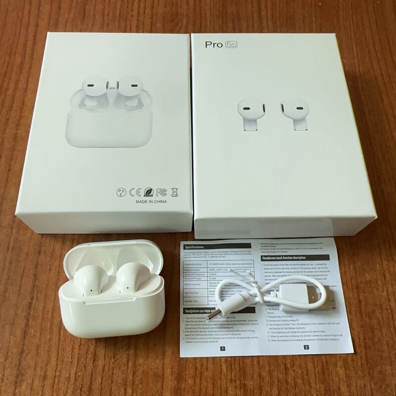 TWS-наушники Pro5S, вкладыши, Bluetooth 5.3, компактные, беспроводные